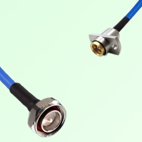 Semi-Flexible Jumper BMA Female 2 Hole Flange Mount to 7/16 DIN Male Semi-Flexible Jumper BMA Female 2 Hole Flange Mount to 7/16 DIN Male