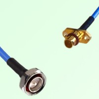 Semi-Flexible Jumper BMA Male 2 Hole Flange Mount to 7/16 DIN Male Semi-Flexible Jumper BMA Male 2 Hole Flange Mount to 7/16 DIN Male