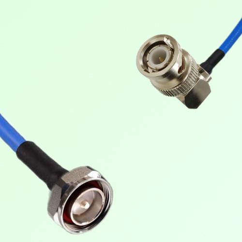 Semi-Flexible Jumper BNC Male Right Angle to 7/16 DIN Male Semi-Flexible Jumper BNC Male Right Angle to 7/16 DIN Male