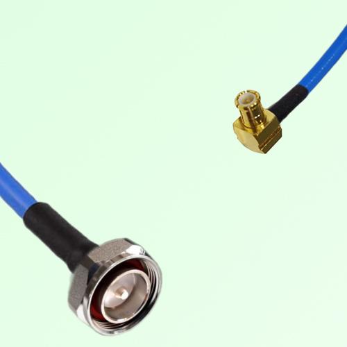 Semi-Flexible Jumper MCX Male Right Angle to 7/16 DIN Male Semi-Flexible Jumper MCX Male Right Angle to 7/16 DIN Male