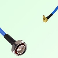 Semi-Flexible Jumper MMCX Male Right Angle to 7/16 DIN Male Semi-Flexible Jumper MMCX Male Right Angle to 7/16 DIN Male