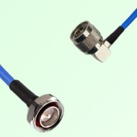 Semi-Flexible Jumper N Male Right Angle to 7/16 DIN Male Semi-Flexible Jumper N Male Right Angle to 7/16 DIN Male