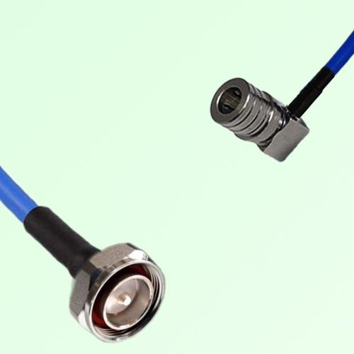 Semi-Flexible Jumper QMA Male Right Angle to 7/16 DIN Male Semi-Flexible Jumper QMA Male Right Angle to 7/16 DIN Male