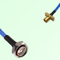 Semi-Flexible Jumper SMP Male 2 Hole Flange Mount to 7/16 DIN Male Semi-Flexible Jumper SMP Male 2 Hole Flange Mount to 7/16 DIN Male
