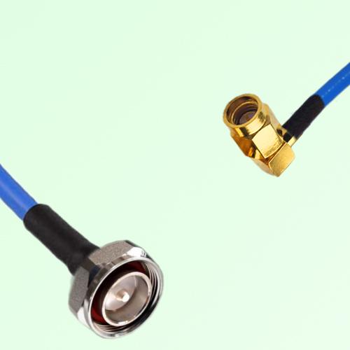 Semi-Flexible Jumper SSMA Male Right Angle to 7/16 DIN Male