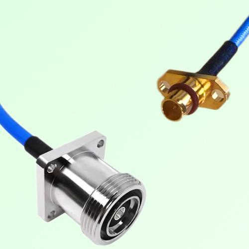 Semi-Flexible Jumper BMA Male 2 Hole to 7/16 DIN Female 4 Hole Semi-Flexible Jumper BMA Male 2 Hole to 7/16 DIN Female 4 Hole
