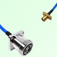 Semi-Flexible Jumper SMP Male 2 Hole to 7/16 DIN Female 4 Hole Semi-Flexible Jumper SMP Male 2 Hole to 7/16 DIN Female 4 Hole