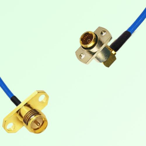 Semi-Flexible Jumper BMA Female Right Angle 2 Hole to RP SMA Female 2 Hole Semi-Flexible Jumper BMA Female Right Angle 2 Hole to RP SMA Female 2 Hole