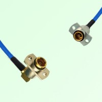 Semi-Flexible Jumper SBMA Female 2 Hole to BMA Female Right Angle 2 Hole Semi-Flexible Jumper SBMA Female 2 Hole to BMA Female Right Angle 2 Hole