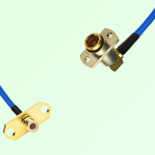 Semi-Flexible Jumper BMA Female Right Angle 2 Hole to SMB Male 2 Hole Semi-Flexible Jumper BMA Female Right Angle 2 Hole to SMB Male 2 Hole