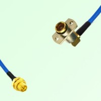 Semi-Flexible Jumper BMA Female Right Angle 2 Hole to SMP Bulkhead Male Semi-Flexible Jumper BMA Female Right Angle 2 Hole to SMP Bulkhead Male