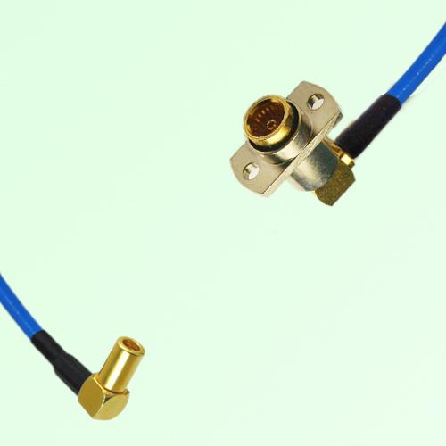 Semi-Flexible Jumper BMA Female Right Angle 2 Hole to SSMB Female Right Angle Semi-Flexible Jumper BMA Female Right Angle 2 Hole to SSMB Female Right Angle