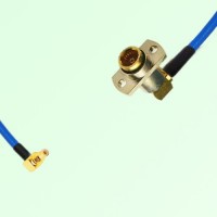 Semi-Flexible Jumper BMA Female Right Angle 2 Hole to SSMC Male Right Angle Semi-Flexible Jumper BMA Female Right Angle 2 Hole to SSMC Male Right Angle