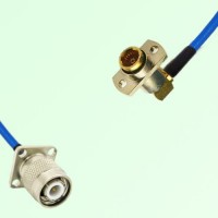 Semi-Flexible Jumper BMA Female Right Angle 2 Hole to TNC Male 4 Hole 17.5mm Semi-Flexible Jumper BMA Female Right Angle 2 Hole to TNC Male 4 Hole 17.5mm