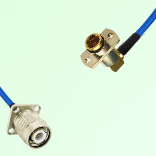 Semi-Flexible Jumper BMA Female Right Angle 2 Hole to TNC Male 4 Hole 17.5mm Semi-Flexible Jumper BMA Female Right Angle 2 Hole to TNC Male 4 Hole 17.5mm