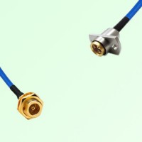 Semi-Flexible Jumper BMA Female 2 Hole Flange Mount to BMA Bulkhead Female Semi-Flexible Jumper BMA Female 2 Hole Flange Mount to BMA Bulkhead Female