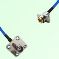 Semi-Flexible Jumper BMA Female 2 Hole to BNC Female 4 Hole 25x25mm Semi-Flexible Jumper BMA Female 2 Hole to BNC Female 4 Hole 25x25mm