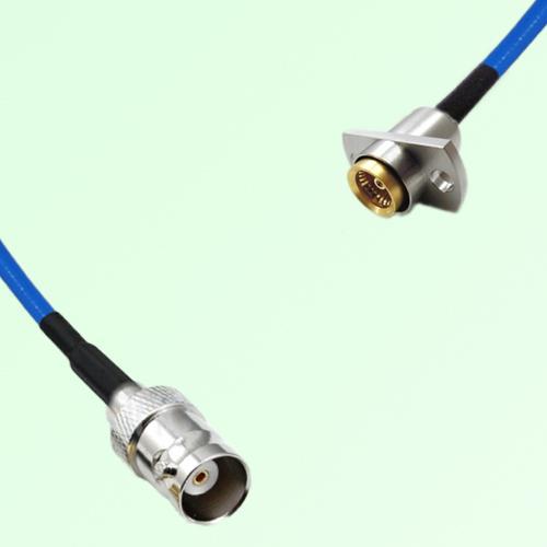 Semi-Flexible Jumper BMA Female 2 Hole Flange Mount to BNC Female Semi-Flexible Jumper BMA Female 2 Hole Flange Mount to BNC Female