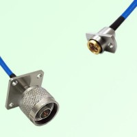Semi-Flexible Jumper BMA Female 2 Hole to N Male 4 Hole 25x25mm Semi-Flexible Jumper BMA Female 2 Hole to N Male 4 Hole 25x25mm