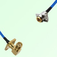 Semi-Flexible Jumper BMA Female 2 Hole to SMA Female Right Angle 4 Hole 12.7mm Semi-Flexible Jumper BMA Female 2 Hole to SMA Female Right Angle 4 Hole 12.7mm