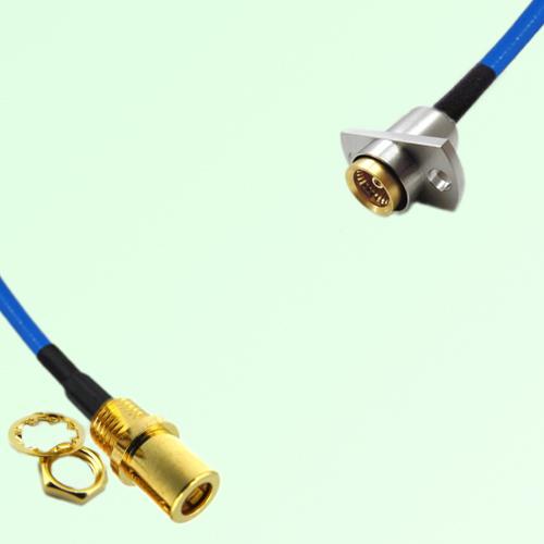 Semi-Flexible Jumper BMA Female 2 Hole to SMB Front Mount Bulkhead Female Semi-Flexible Jumper BMA Female 2 Hole to SMB Front Mount Bulkhead Female