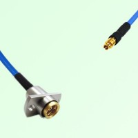 Semi-Flexible Jumper SMPM / SSMP Female to BMA Female 2 Hole Flange Mount Semi-Flexible Jumper SMPM / SSMP Female to BMA Female 2 Hole Flange Mount