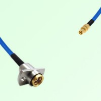 Semi-Flexible Jumper SMPM / SSMP Male to BMA Female 2 Hole Flange Mount Semi-Flexible Jumper SMPM / SSMP Male to BMA Female 2 Hole Flange Mount