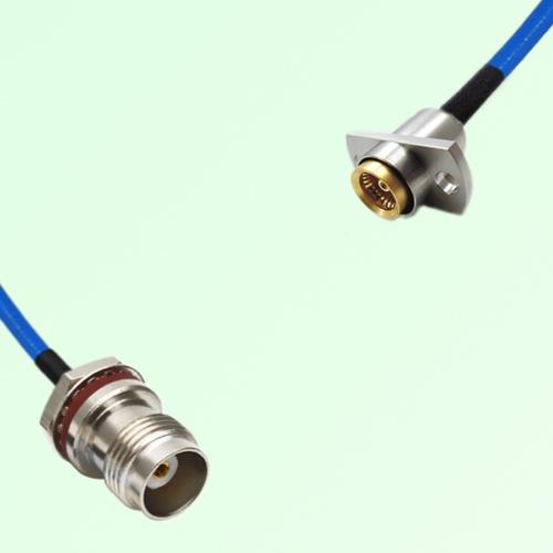 Semi-Flexible BMA Female 2 Hole to TNC Front Mount Bulkhead Female with O-Ring Semi-Flexible BMA Female 2 Hole to TNC Front Mount Bulkhead Female with O-Ring