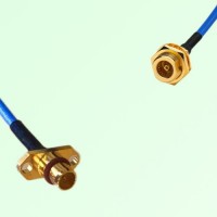Semi-Flexible Jumper BMA Bulkhead Female to BMA Male 2 Hole Flange Mount Semi-Flexible Jumper BMA Bulkhead Female to BMA Male 2 Hole Flange Mount