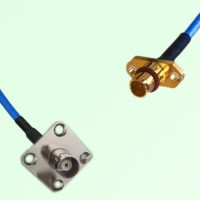 Semi-Flexible Jumper BMA Male 2 Hole to BNC Female 4 Hole 25x25mm Semi-Flexible Jumper BMA Male 2 Hole to BNC Female 4 Hole 25x25mm