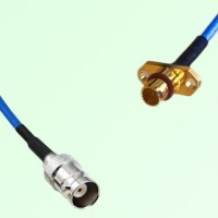Semi-Flexible Jumper BMA Male 2 Hole Flange Mount to BNC Female Semi-Flexible Jumper BMA Male 2 Hole Flange Mount to BNC Female