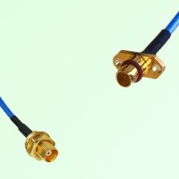 Semi-Flexible Jumper BMA Male 2 Hole Flange Mount to MCX Bulkhead Female Semi-Flexible Jumper BMA Male 2 Hole Flange Mount to MCX Bulkhead Female