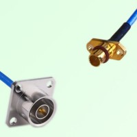 Semi-Flexible Jumper BMA Male 2 Hole to QN Male 4 Hole 25x25mm