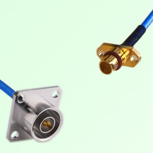 Semi-Flexible Jumper BMA Male 2 Hole to QN Male 4 Hole 25x25mm