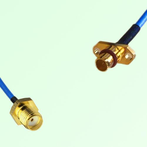 Semi-Flexible Jumper BMA Male 2 Hole Flange Mount to SMA Female Semi-Flexible Jumper BMA Male 2 Hole Flange Mount to SMA Female
