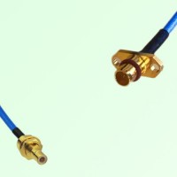 Semi-Flexible Jumper BMA Male 2 Hole Flange Mount to SMB Bulkhead Male Semi-Flexible Jumper BMA Male 2 Hole Flange Mount to SMB Bulkhead Male