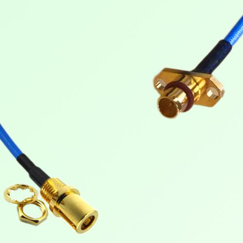 Semi-Flexible Jumper BMA Male 2 Hole to SMB Front Mount Bulkhead Female Semi-Flexible Jumper BMA Male 2 Hole to SMB Front Mount Bulkhead Female