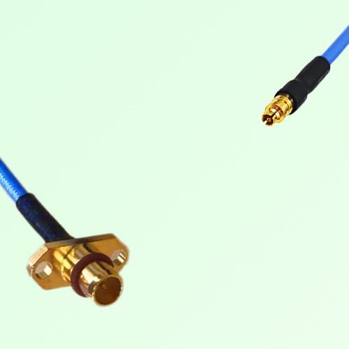 Semi-Flexible Jumper SMPM / SSMP Female to BMA Male 2 Hole Flange Mount Semi-Flexible Jumper SMPM / SSMP Female to BMA Male 2 Hole Flange Mount