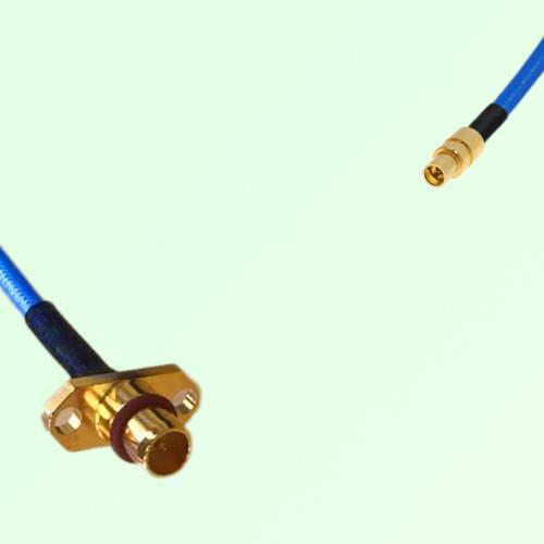 Semi-Flexible Jumper SMPM / SSMP Male to BMA Male 2 Hole Flange Mount Semi-Flexible Jumper SMPM / SSMP Male to BMA Male 2 Hole Flange Mount