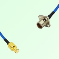 Semi-Flexible Jumper BMA Female 4 Hole Flange Mount to MCX Male Semi-Flexible Jumper BMA Female 4 Hole Flange Mount to MCX Male