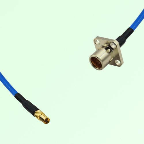 Semi-Flexible Jumper BMA Female 4 Hole Flange Mount to MMCX Female Semi-Flexible Jumper BMA Female 4 Hole Flange Mount to MMCX Female