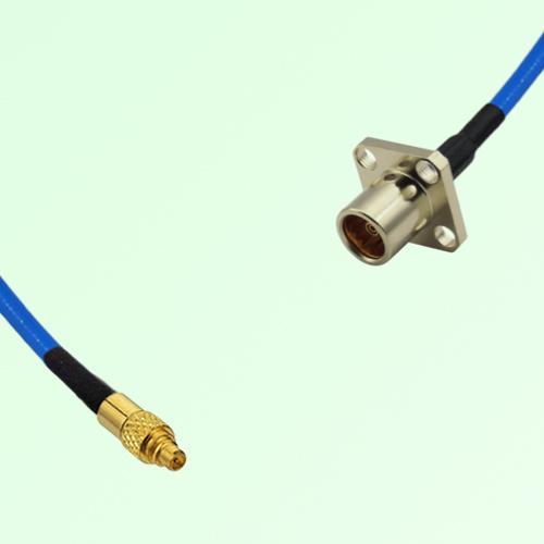 Semi-Flexible Jumper BMA Female 4 Hole Flange Mount to MMCX Male Semi-Flexible Jumper BMA Female 4 Hole Flange Mount to MMCX Male