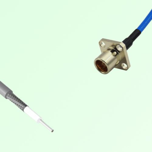 Semi-Flexible Jumper Open-end to BMA Female 4 Hole Flange Mount Semi-Flexible Jumper Open-end to BMA Female 4 Hole Flange Mount