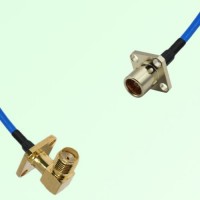 Semi-Flexible Jumper BMA Female 4 Hole to SMA Female Right Angle 4 Hole 12.7mm Semi-Flexible Jumper BMA Female 4 Hole to SMA Female Right Angle 4 Hole 12.7mm