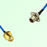 Semi-Flexible Jumper BMA Female 4 Hole Flange Mount to SMA Female Semi-Flexible Jumper BMA Female 4 Hole Flange Mount to SMA Female