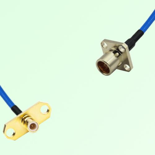 Semi-Flexible Jumper BMA Female 4 Hole to SMB Male 2 Hole Semi-Flexible Jumper BMA Female 4 Hole to SMB Male 2 Hole