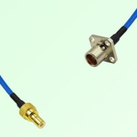 Semi-Flexible Jumper BMA Female 4 Hole Flange Mount to SMB Male Semi-Flexible Jumper BMA Female 4 Hole Flange Mount to SMB Male