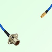 Semi-Flexible Jumper SMPM / SSMP Male to BMA Female 4 Hole Flange Mount Semi-Flexible Jumper SMPM / SSMP Male to BMA Female 4 Hole Flange Mount