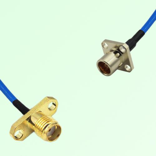 Semi-Flexible Jumper BMA Female 4 Hole to SSMA Female 2 Hole