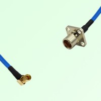 Semi-Flexible Jumper BMA Female 4 Hole Flange Mount to SSMC Female Right Angle Semi-Flexible Jumper BMA Female 4 Hole Flange Mount to SSMC Female Right Angle